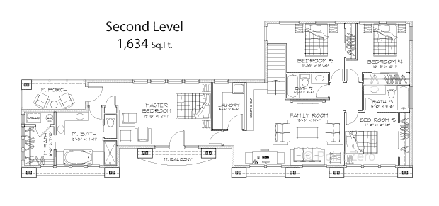 Sterling Second Level Floor Plan
