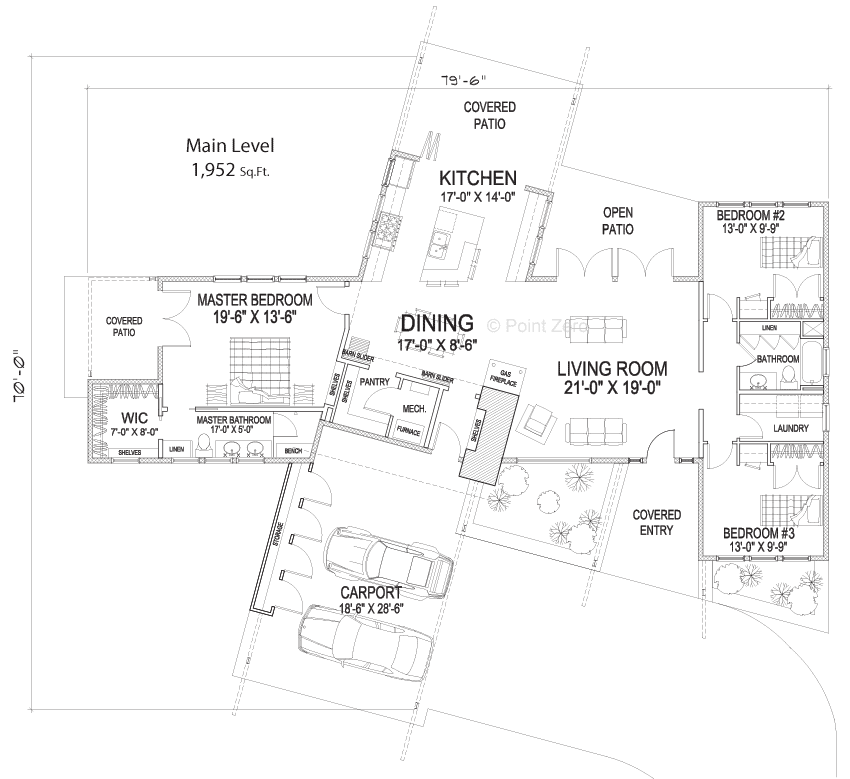 Ventura Single Level Floor Plan