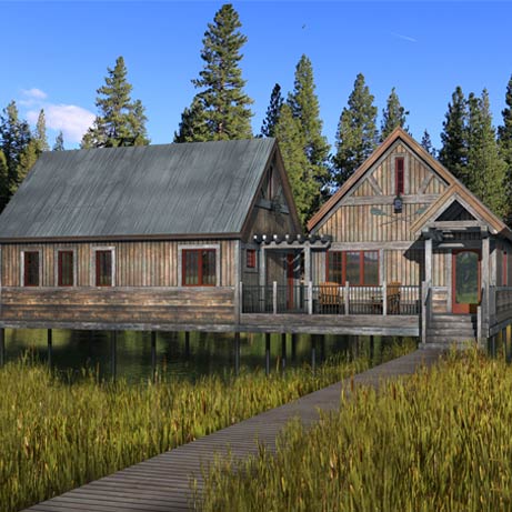 The Anglers Landing Floor Plan by Point Zero Homes