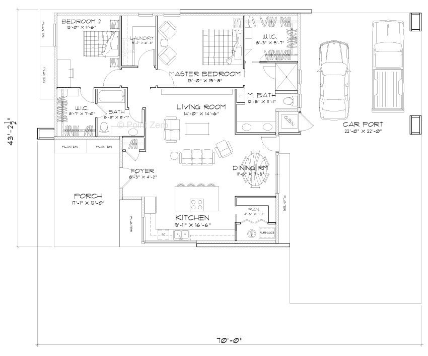 Ballard Main Level Floor Plan