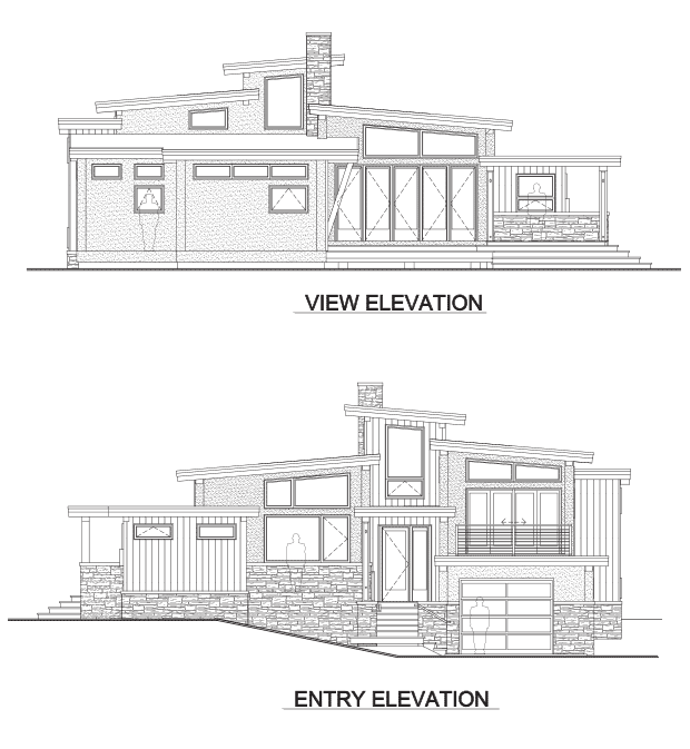 Elevations of the Berkely Floor Plan