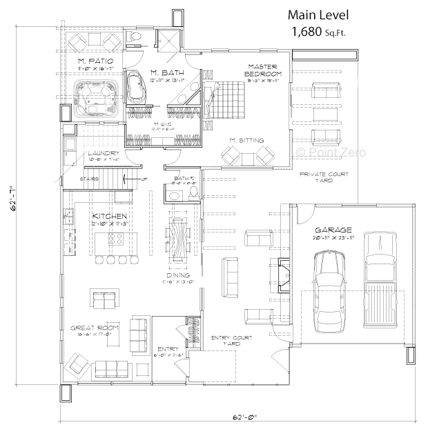 Easton Main Level Floor Plan